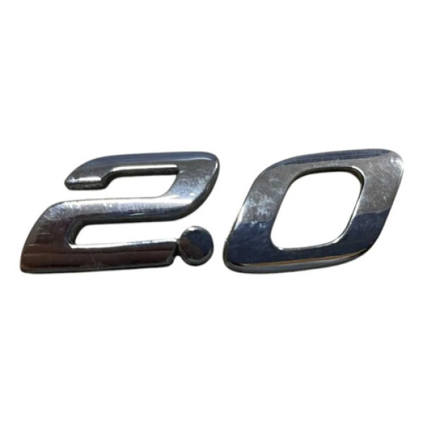 Emblema 2.0 Capô Traseiro Ford Ecosport 2013/2018 Cromado