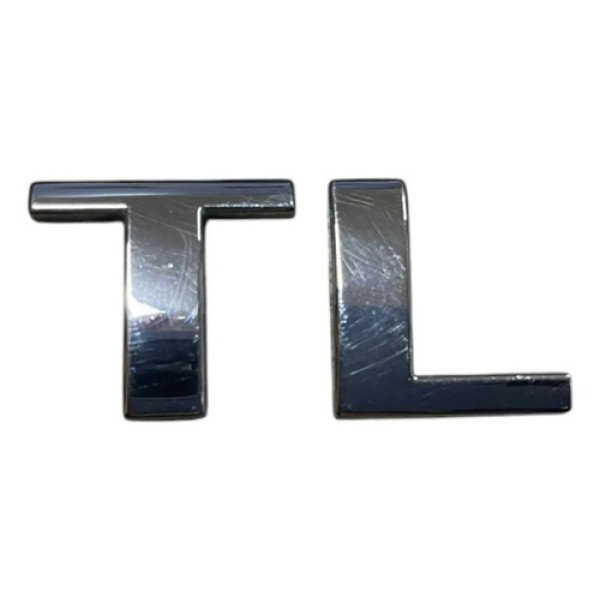 Emblema Lt Capô Traseiro Chevrolet Spin 2013/2017 Cromado