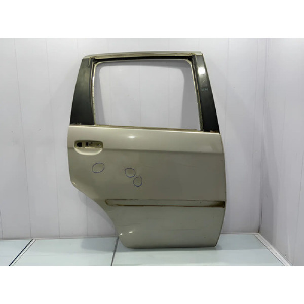 Porta Traseira Direita Fiat Idea 2006/2010 Com Detalhe Traseira Direito Dourado-escuro