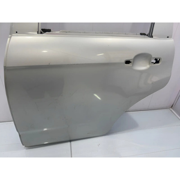 Porta Traseira Esquerda Citroen C3 C/detalhe 2012/2021 Traseira Esquerdo Prateado