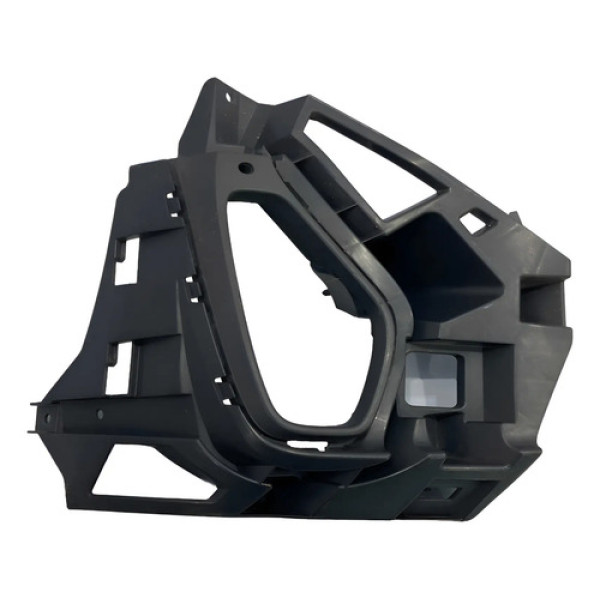 Moldura Farol De Milha Lado Esquerda Volkswagen Nivus 21/23 Preto Esquerdo