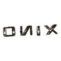 Emblema Onix Tampa Traseira Chevrolet Onix 2013/2019