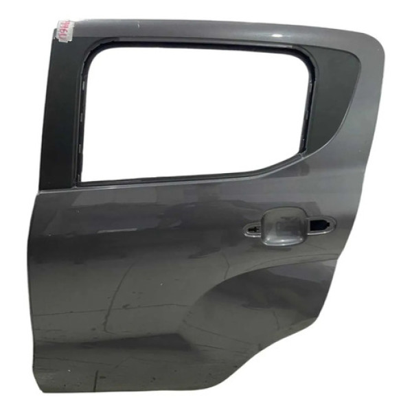 Porta Traseira Esquerda Fiat Mobi 2017/2025 11838 Traseira Esquerdo Cinza