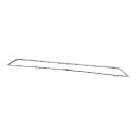 Friso Inferior Grade Dianteira Chevrolet Meriva 2004/2011 Fosco