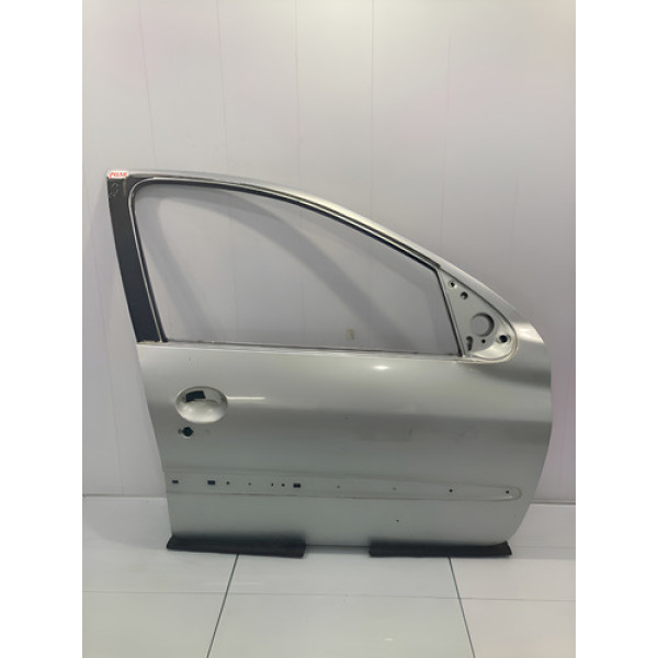 Porta Dianteira Direita Peugeot 207 2007/2015 Com Detalhes Dianteira Direito Prateado