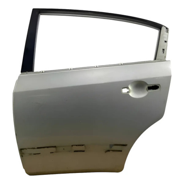 Porta Traseira Esquerda Nissan Sentra 2008/2012 47235 Traseira Esquerdo Prata