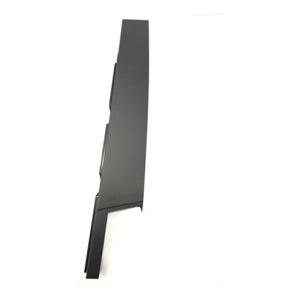 Moldura Coluna Porta Dianteira Esq Volkswagen Nivus 2020/22 Dianteira Esquerdo Preto
