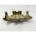 Suporte Maçaneta Traseira Direita Corsa 1998/2010 Dourado