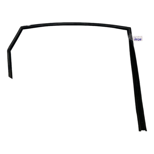 Borracha Canaleta Porta Tras.direita Hatch New Fiesta 11/21 Preto