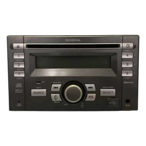 Rádio Som Honda City 2010/2014