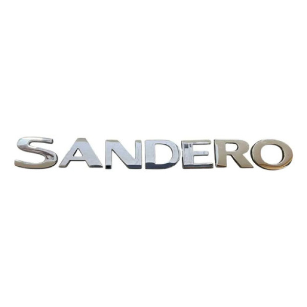 Emblema Capo Traseiro Renault Sandero 2008/2020  Cromado