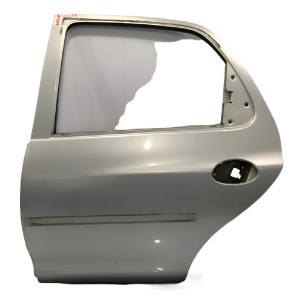 Porta Traseira Esquerda Chevrolet Celta 2007/2015 Traseira Esquerdo Prateado
