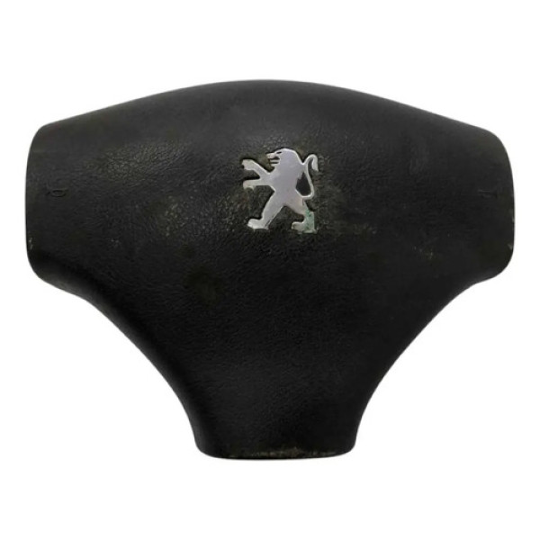 Capa Central Volante Peugeot 207 2004-2010 Preto