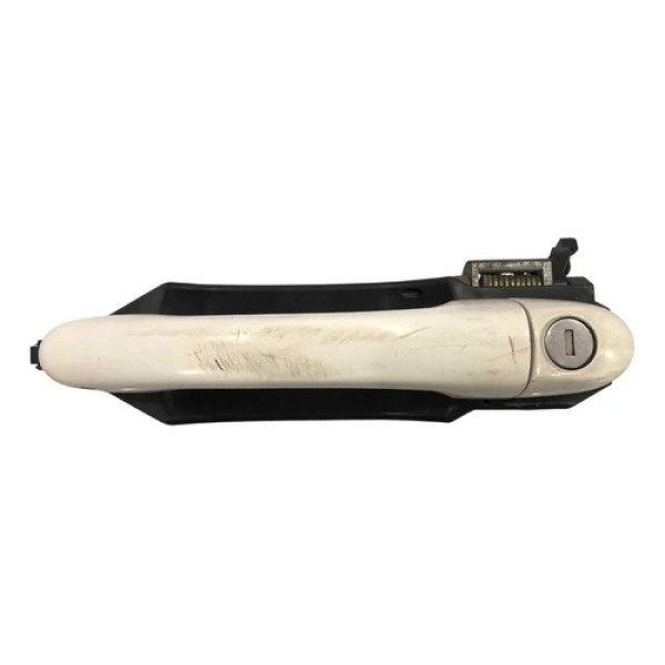 Maçaneta Externa Dianteira Esq Fiat Idea 2011/2016 53277 Branco Dianteira
