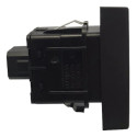 Botão Alerta Chevrolet Agile 2008/2018 Preto
