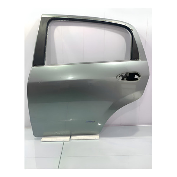 Porta Traseira Esquerda Fiat Punto 2009/2013 Com Detalhes Traseira Esquerdo Cinza-escuro