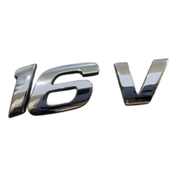 Emblema 16v Capô Traseiro Ford Ecosport 2013/2017 Cromado