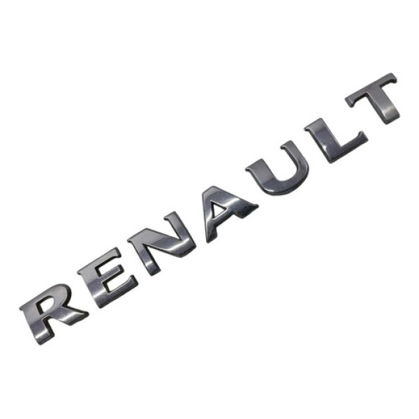 Emblema Tampa Traseira Renault Logan 2015/2020 57350 Cinza