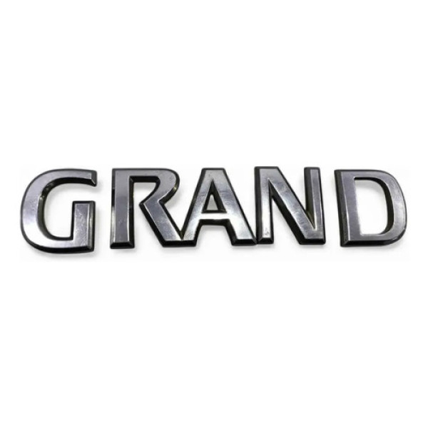Emblema Tampa Traseira Nissan Grand Livina 2008/2015 52477 Prateado