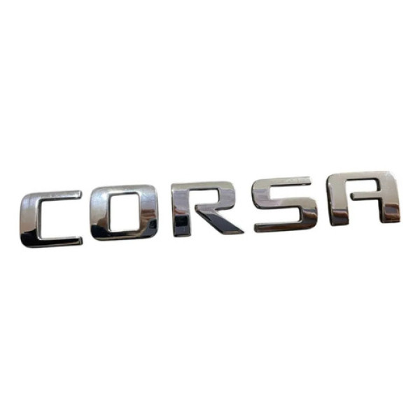 Emblema Tampa Traseira Chevrolet Corsa Sedan 2004/2011 Cromado