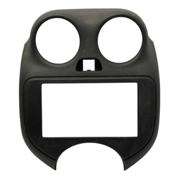Moldura Painel Central C/detalhe Nissan March 2012/15 13803 Preto