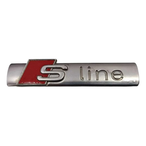 Emblema S Line Audi A6 2013/2016 Prata