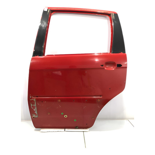 Porta Traseira Esquerda Fiat Idea Adventure 2011/2016 Traseira Esquerdo Vermelho