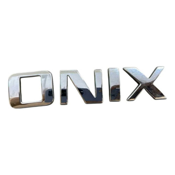 Emblema Capo Traseiro Chevroler Onix 2013/2018 Cromado