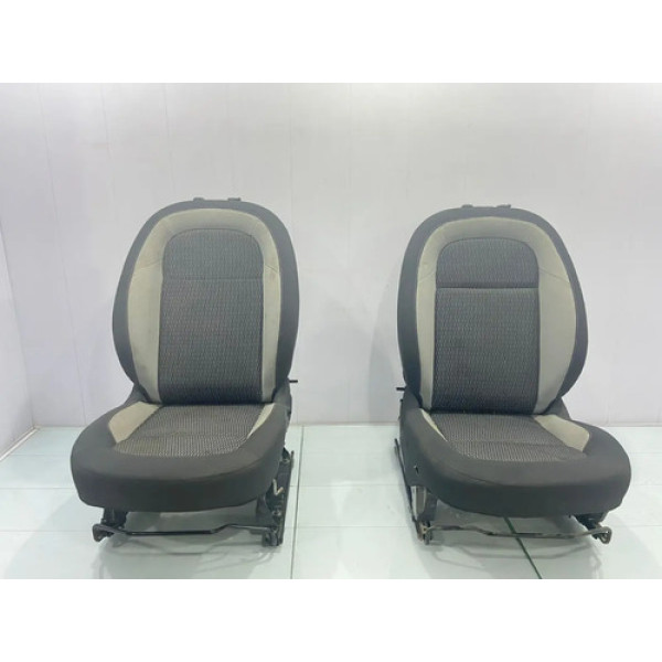  Bancos Dianteiro Citroen C3 2013/2020 Cinza