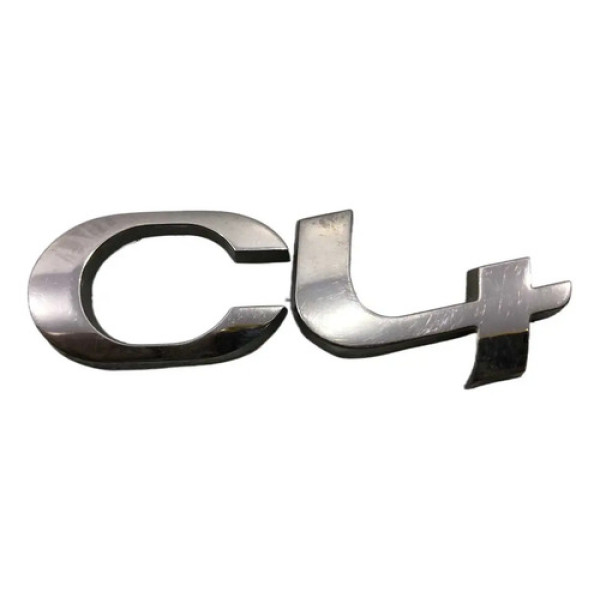 Emblema Tampa Traseira Citroën C4 Lounge 2014/2018 52396 Prateado