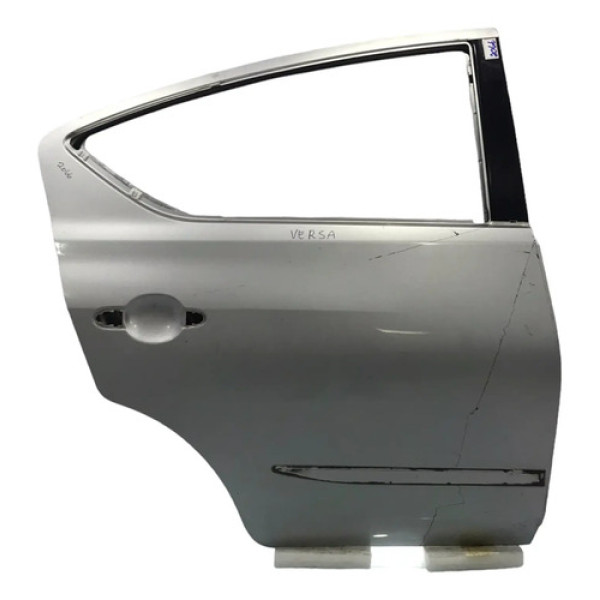 Porta Traseira Direita Nissan Versa 2017/2021 Traseira Direito Prata