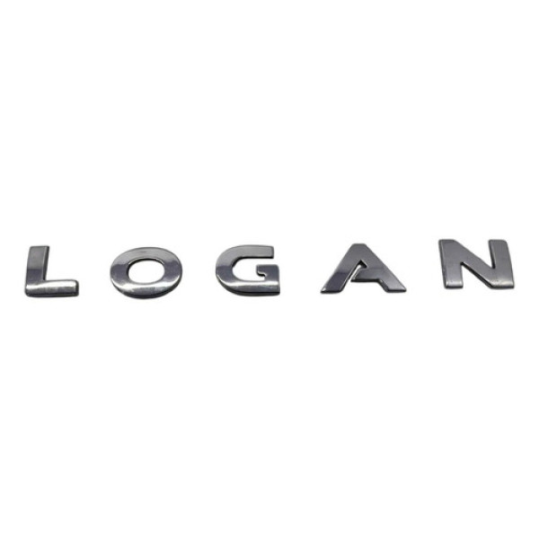 Emblema Tampa Traseira Renault Logan 2015/2020 57348 Cinza