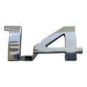 Emblema Tampa Traseira 1.4 Gm Corsa Sedan 2004/2011 Cromado