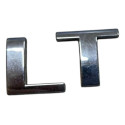 Emblema Lt Capô Traseiro Chevrolet Cobalt 2015 Cromado