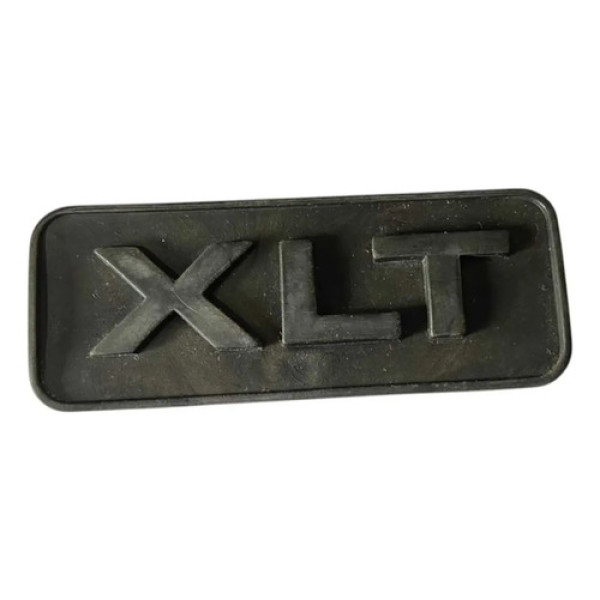 Emblema Xlt Capo Traseiro Ford Ecosport 2013/2018 Preto