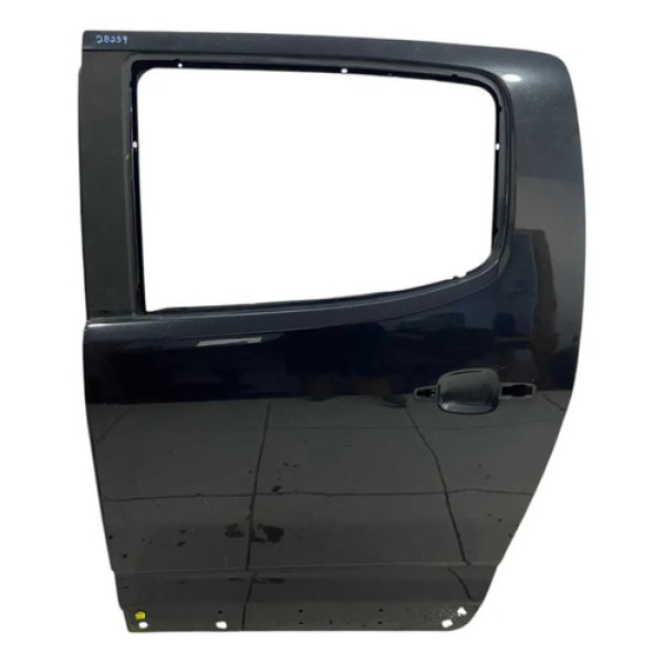Porta Traseira Esquerda Chevrolet S10 2013/2016 19618 Traseira Esquerdo Preto