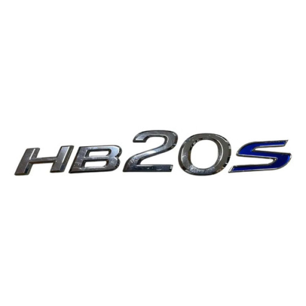 Emblema Capô Traseiro Hyundai Hb20s 2016 Cromado