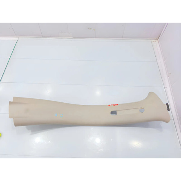 Moldura Coluna Central Direita Peugeot 207 2007/2016 Bege Listras