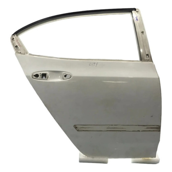 Porta Traseira Direita Honda City 2010/2014 Traseira Direito Branca