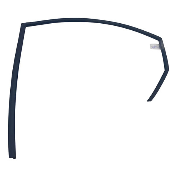 Borracha Canaleta Porta Tras Esq Ford New Fiesta Hatch 11/21 Preto