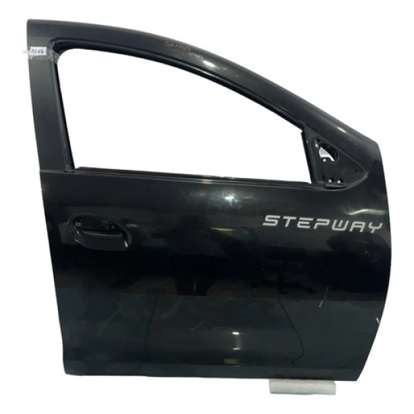 Porta Dianteira Direita Renault Sandero/logan 2014/2021 Dianteira Direito Preto