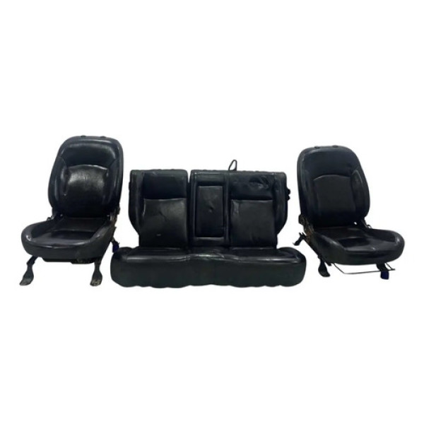 Jogo Bancos Couro Mitsubishi Asx 2011/2015 48873 Preto