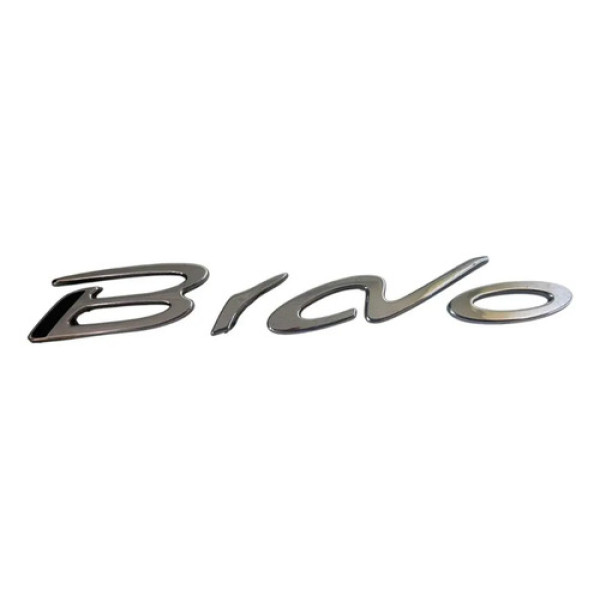 Emblema Bravo Capa Traseira Fiat Bravo 2013/2016 Cromado