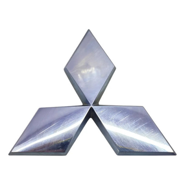 Emblema Tampa Traseira Mitsubishi Asx 2011/2015 49013 Cinza