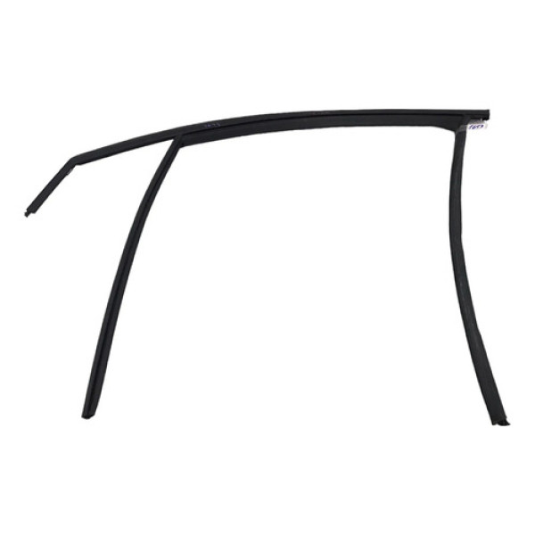Borracha Canaleta Dianteira Esquerda Renault Captur 2017/23 Preto