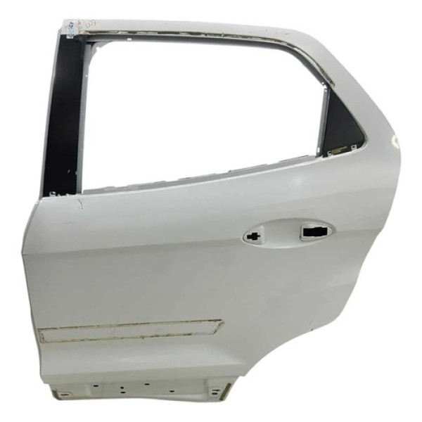Porta Traseira Esquerda Ford Ecosport 2013/2020 Com Detalhe Traseira Esquerdo Branco