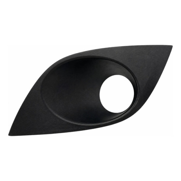 Moldura Esquerda Farol Milha Fiat Palio Att 2013/2020 57399 Preto Esquerdo