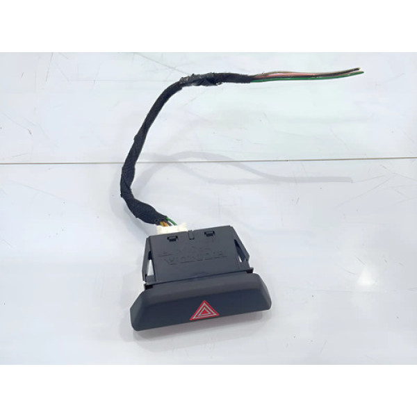 Botão Alerta Honda City 2022/2023 Preto