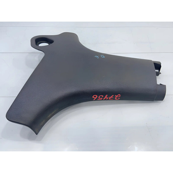 Acabamento Inferior Coluna Esquerda Peugeot 207 2007/2016 Preto Listras