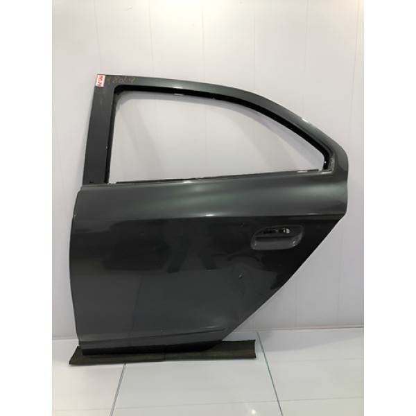 Porta Traseira Esquerda Chevrolet Onix 2017/2019 Com Detalhe Traseira Esquerdo Cinza-escuro